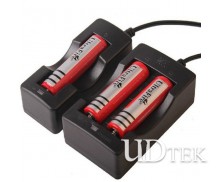 18650 double groove smart Lithium battery charger with cable UD09088 